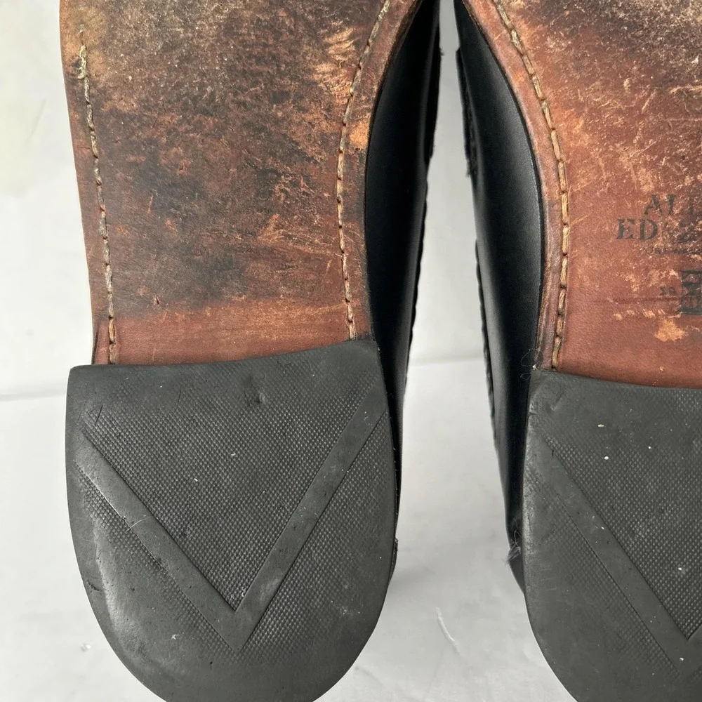 Allen Edmonds Men's Maxfield Black Leather Tassel Dress Loafers Shoes Size 10 3E